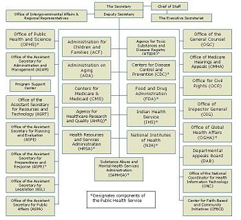 Human Services Organizational Chart