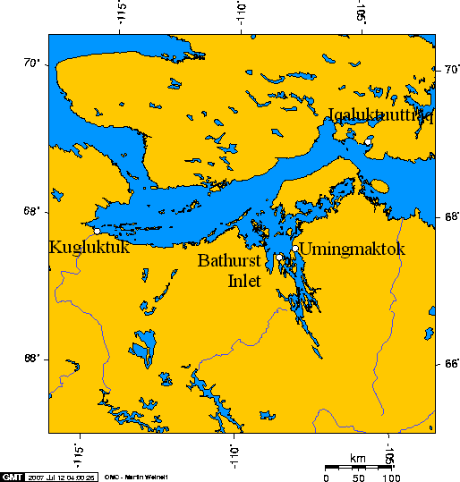 File:Lambert Projection of Western Nunavut.png