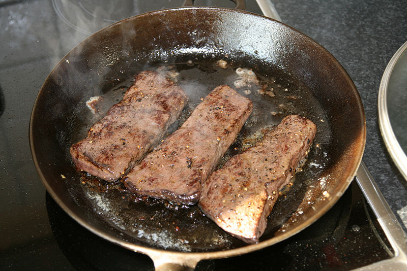 File:Pan fried whale meat.jpg