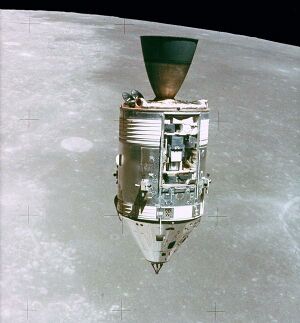 Apollo 15 CM in lunar orbit.jpg