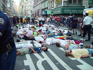 Civil disobedience protest in 2004.jpg