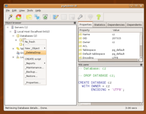 Ubuntu screenshot Drop CZ Database.png