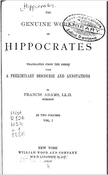 File:Adams Genuine Hippocrates Title Page.JPG