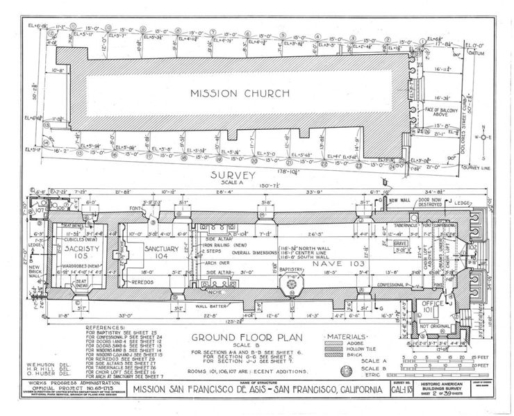 File:Ground Floor Plan church Mission San Francisco.jpg