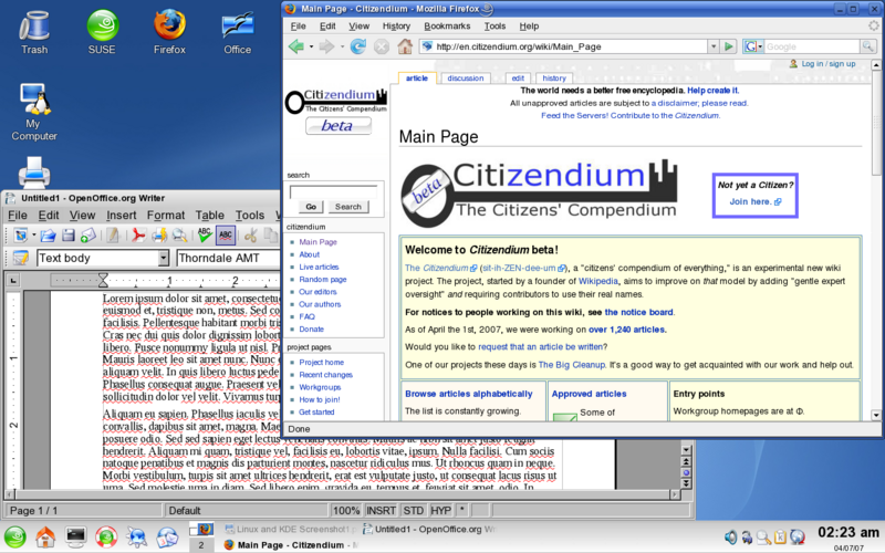 File:Linux and KDE Screenshot.png