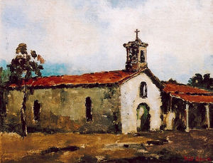 (PD) Painting: Will Sparks Mission San Francisco Solano, between 1933 and 1937.