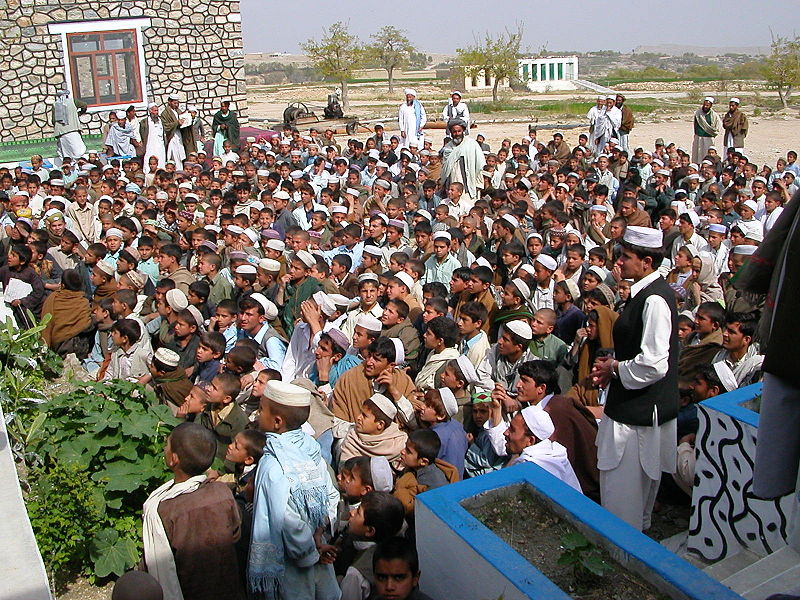 File:School reopening, Nangarhar Province, Afghanistan.jpg