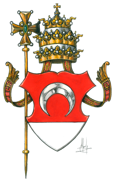 File:Alexander Liptak—Coat of arms of antipope Benedict XIII—2012.png