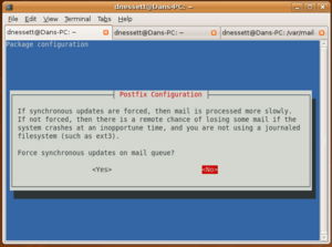 Ubuntu screenshot Postfix Synchronous updates.png