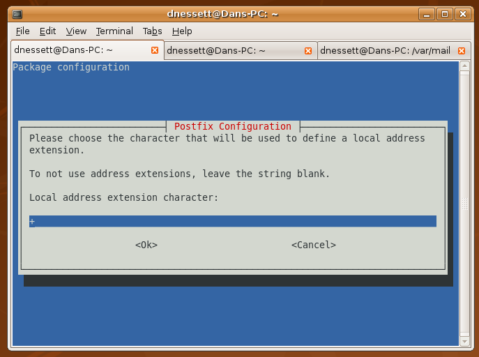 File:Ubuntu screenshot Postfix Local Address Extension Character.png