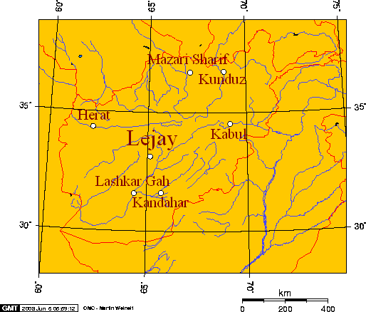 File:Lejah, Helmand Province, and some major cities of Afghanistan 1.png