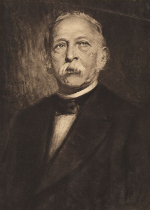 Theodor Fontane 1897, by artist Hans Fechner