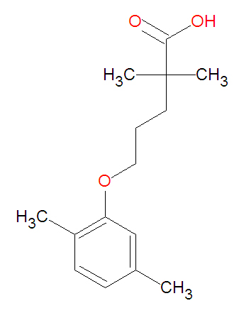 File:Gemfibrozil structure.jpg