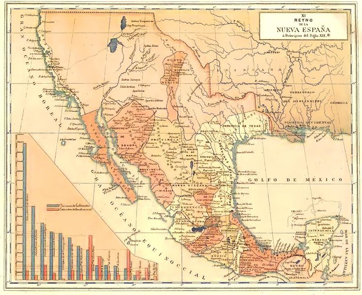 File:Reino de la Nueva España a principios del Siglo XIX.jpg