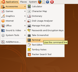 Ubuntu Hardy Heron terminal selection screenshot.png