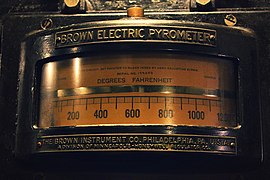 Pyrometer from Fire Fighter's Engine Room