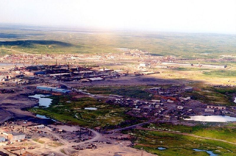 File:Aerial view of Dudinka.jpg