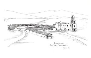 1916 Rexford Newcomb sketch -- Mission San Juan Capistrano.jpg