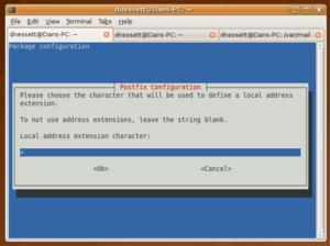 Ubuntu screenshot Postfix Local Address Extension Character.png