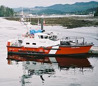 Canadian Coast Guard CCGC Cape Sutil at CCG Station Port Hardy in Port Hardy, British Columbia
