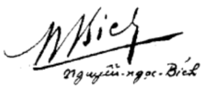 Nguyen Ngoc Bich (1911-1966) signature 1949.png