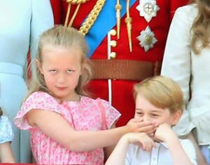 Cousins Savannah Phillips and Prince William playful moment went viral.jpeg