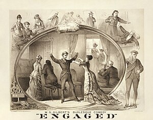 W.S. Gilbert's burlesque comedy, Engaged.jpg