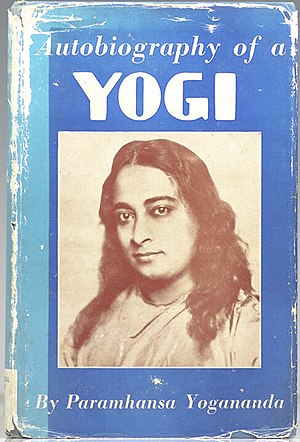 Autobiography of a Yogi book cover, 1st edition