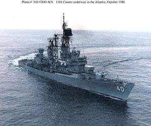 USS Coontz, under designation DDG-40