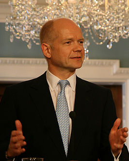 William Hague in 2010, shortly after becoming the UK foreign minister.