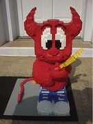 Lego sculpture by Eric Harshbarger