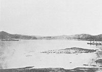 USS Monocady and USS Palos on Salée River, 1871
