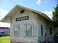 Train station, Yukon, Oklahoma