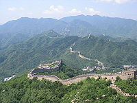 Another view of the Great Wall at Badaling.