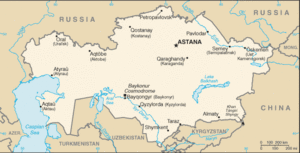 CIA Kazakhstan map.gif